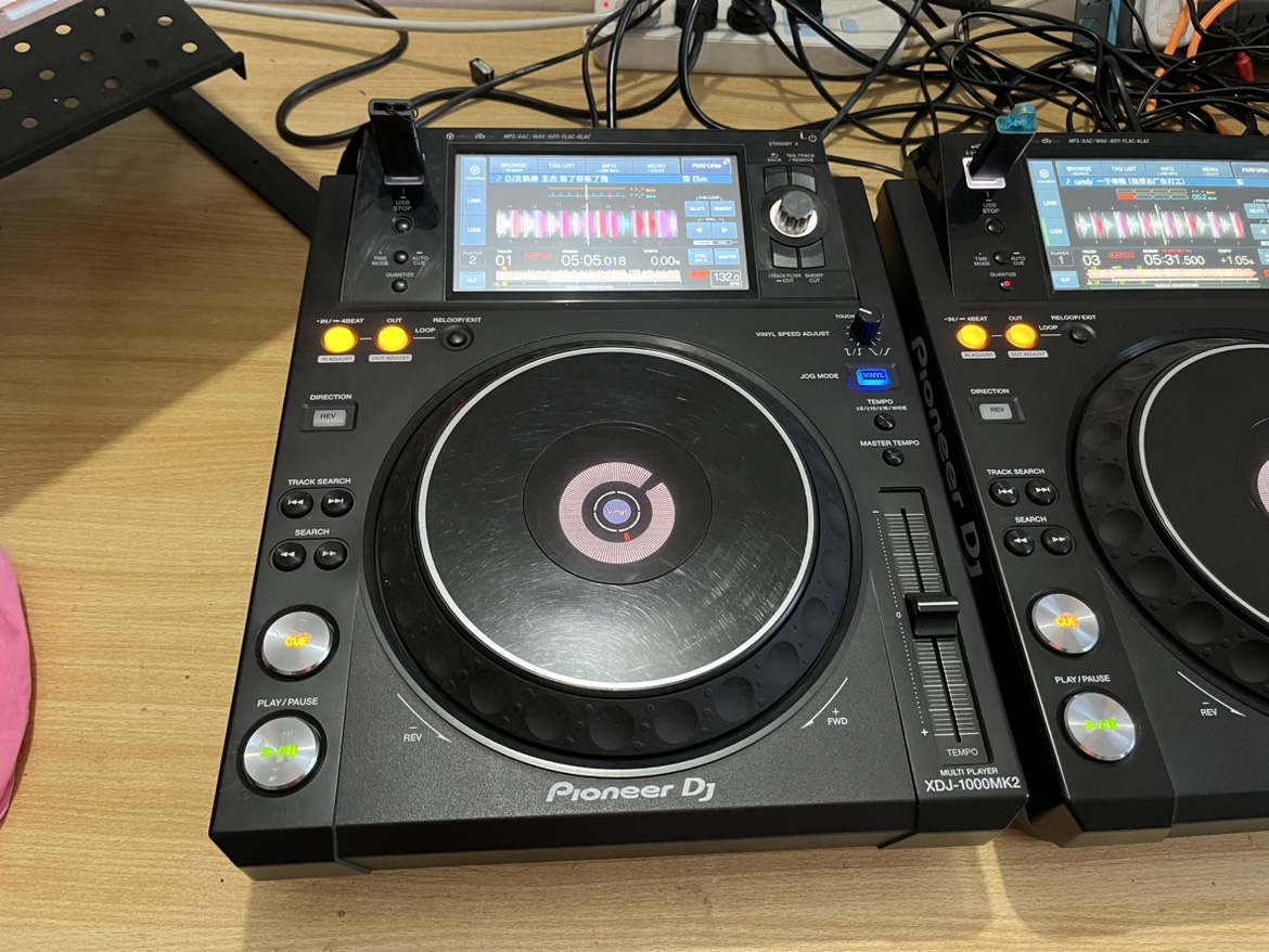 pioneer 先锋XDJ1000MK2打碟机一对 触屏 彩色波纹 Rekordbox - 图3