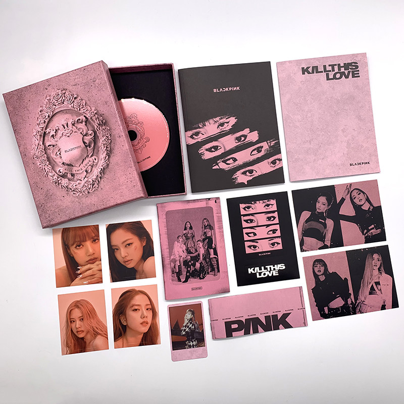 现货 BLACKPINK专辑 KILL THIS LOVE粉墨迷你2 CD小卡周边葬爱-图1