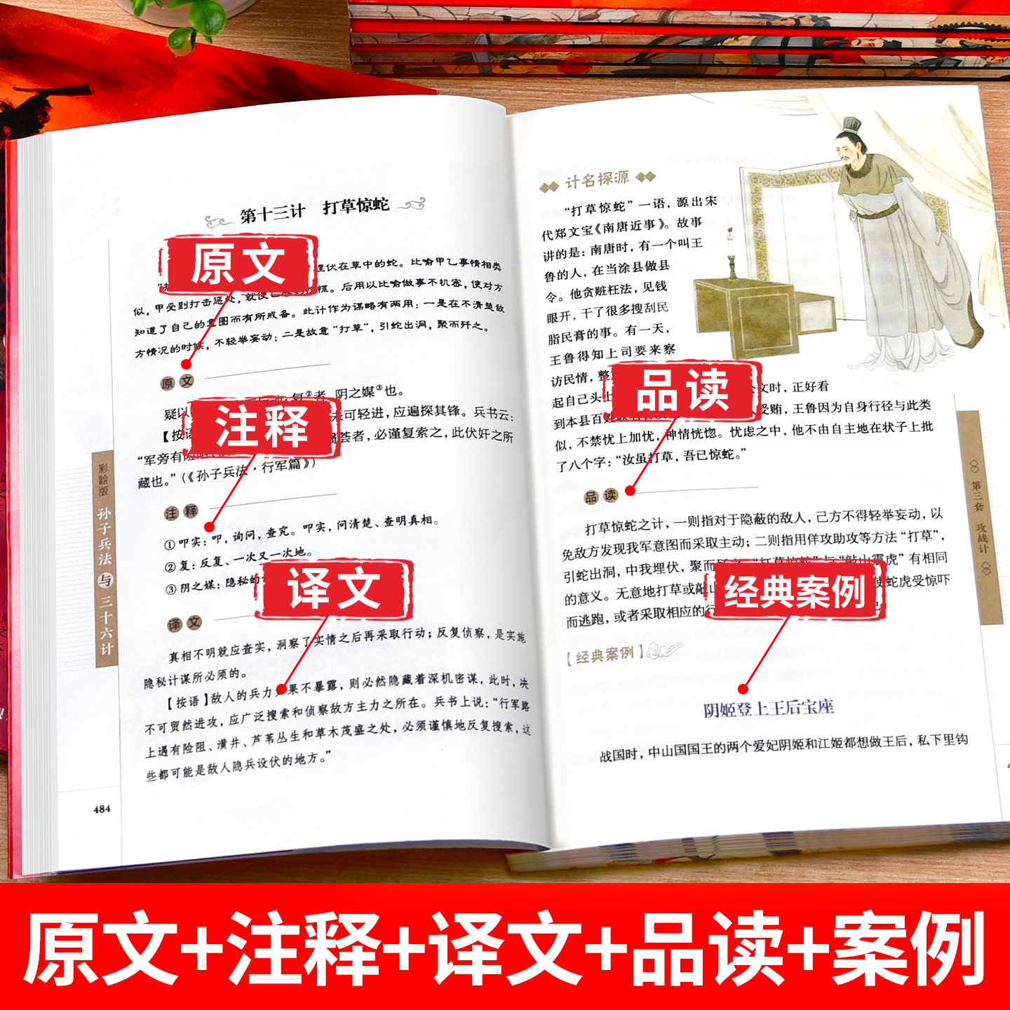 孙子兵法与三十六计彩绘版全套6册正版原著青少年漫画版五六七八年级课外推荐阅读书籍古人智慧谋略战略解读历史经典 - 图1