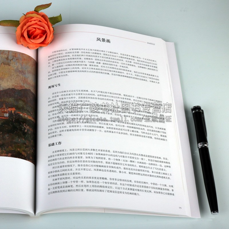 油画技法 油画风景色粉色彩调色混合技法油画入门调色美术绘画油画自学教程 初学者美术绘画书籍 静物风景光与色指导教材 广西美术