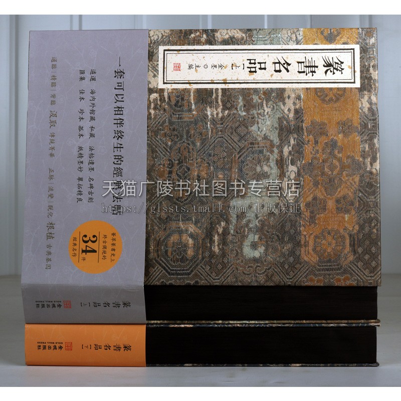 篆书名品 上下共 精装典藏2册 金墨著 中国传统文化书法名家字贴古代碑贴 经典法帖佳本珍本孤本作品集纸精墨妙畅销书籍 金城出版