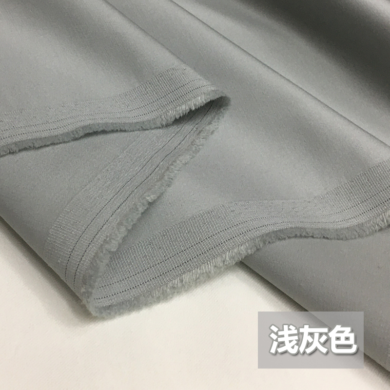 哥弟春秋款抗皱纯色派克斜纹外套西装风衣面料夹克工装裤服装布料