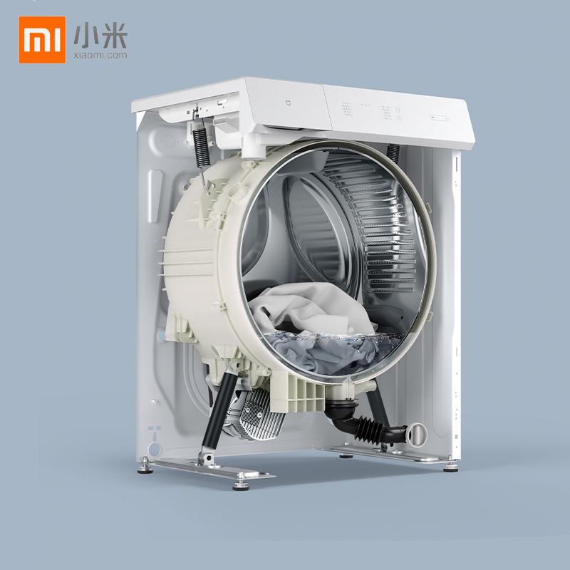 小米米家滚筒超薄8公斤变频洗衣机 依莱达电器洗衣机
