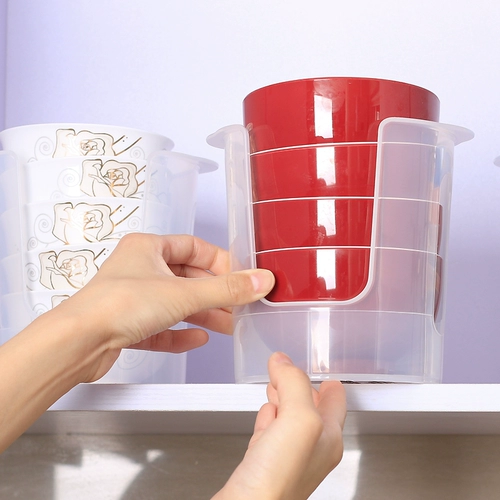 Японская импортная пластиковая система хранения для домашнего использования, сушилка, посуда, коробка для хранения