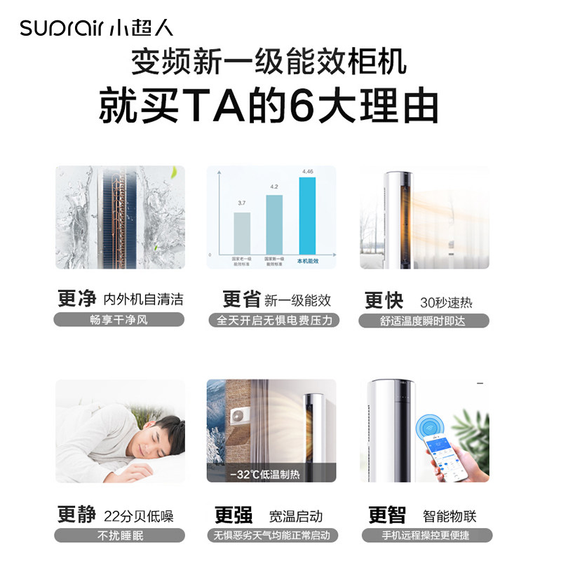 suprair /小超人2匹变频立式 小超人空调空调
