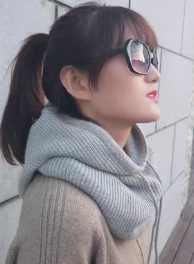 毛线帽子蒙绒达琳连帽