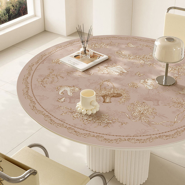 Zanwu French leather waterproof and oil-resistant dining table mat