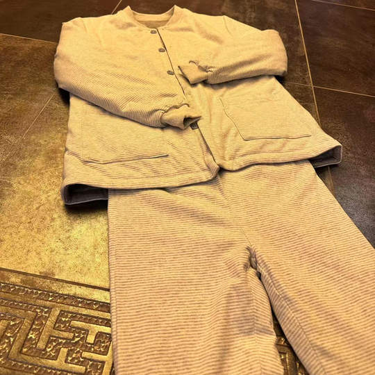 Chan Zhao - Traditional Chinese Medicine Health Care Warm and Exhaust Cold Xinjiang Long Velvet Cotton Jacket Home Pure Cotton Top Cotton Cotton Inner Bound