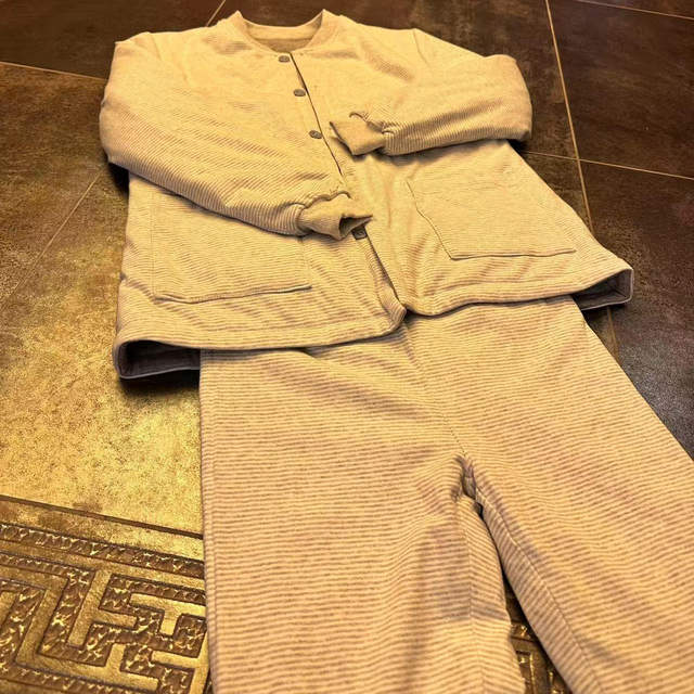 Chan Zhao - Traditional Chinese Medicine Health Care Warm and Exhaust Cold Xinjiang Long Velvet Cotton Jacket Home Pure Cotton Top Cotton Cotton Inner Bound