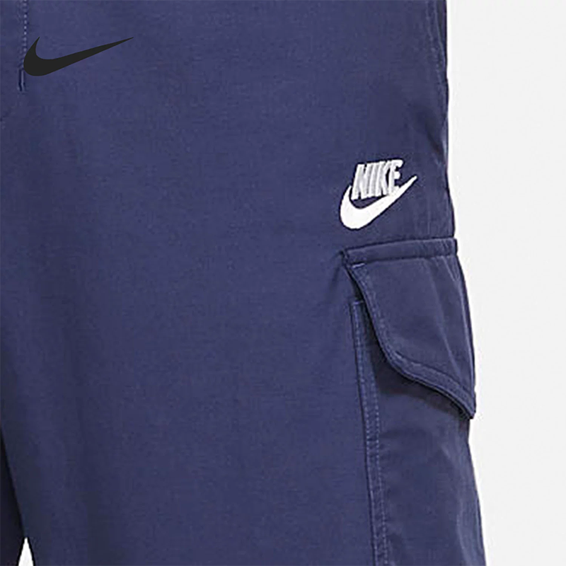 正品Nike/耐克Sportswear 男子梭织工装休闲运动长裤DD5208-410 - 图2