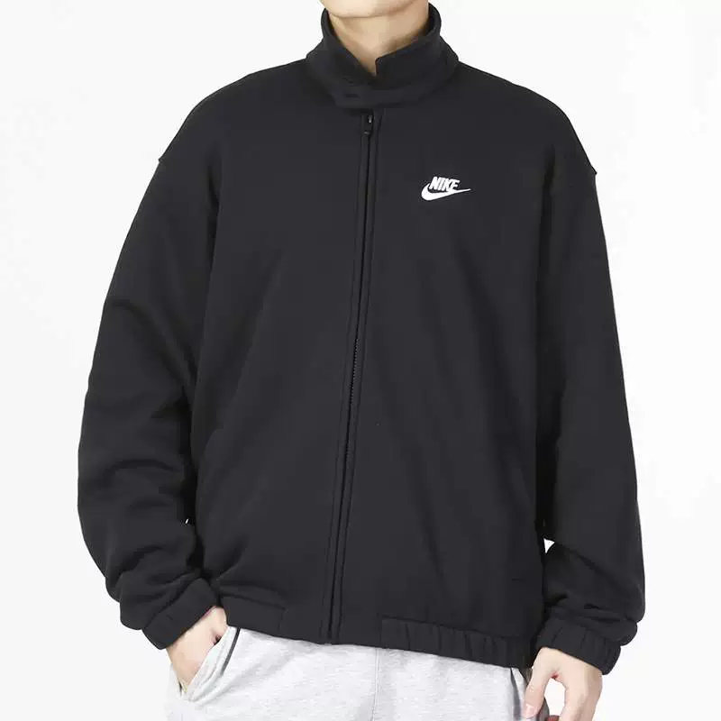 正品Nike/耐克M NK CLUB BB HARRINGTON JKT加绒外套DX0540-010 - 图0