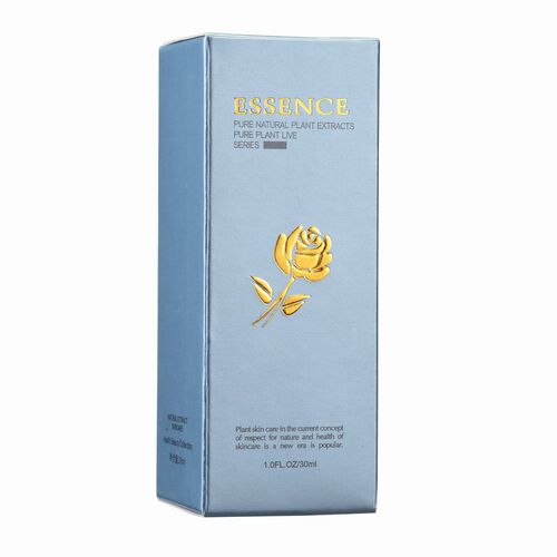 30ml蓝色精华液玻璃瓶纸盒 化妆品包装盒 包材定做印刷 现货供应 - 图0