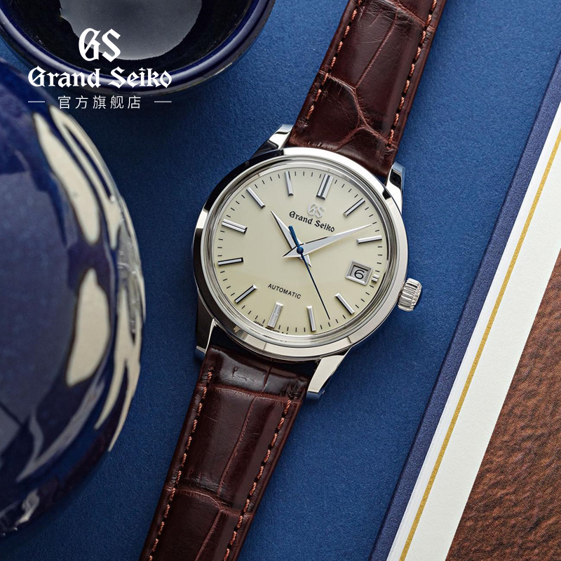 【奶油面】GrandSeiko冠蓝狮大精工gs机械正装皮带男表SBGR261G