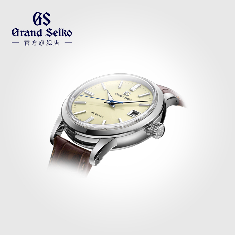 【奶油面】GrandSeiko冠蓝狮大精工gs机械正装皮带男表SBGR261G