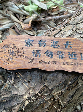 挂牌实木木质庭院装饰品挂牌