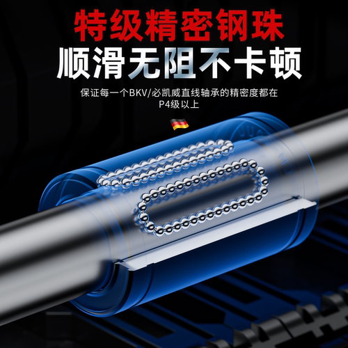 德国进口直线轴承LM20UU滚珠6 10 12 13 16 8 25 30 35 40滑动50 - 图1