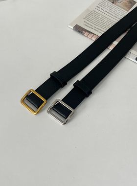 极简ins风时尚配饰腰带牛皮腰带