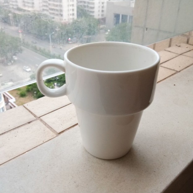 2元质量问题瑕疵处理陶瓷马克白瓷水杯茶杯咖啡杯家居摆设杯子