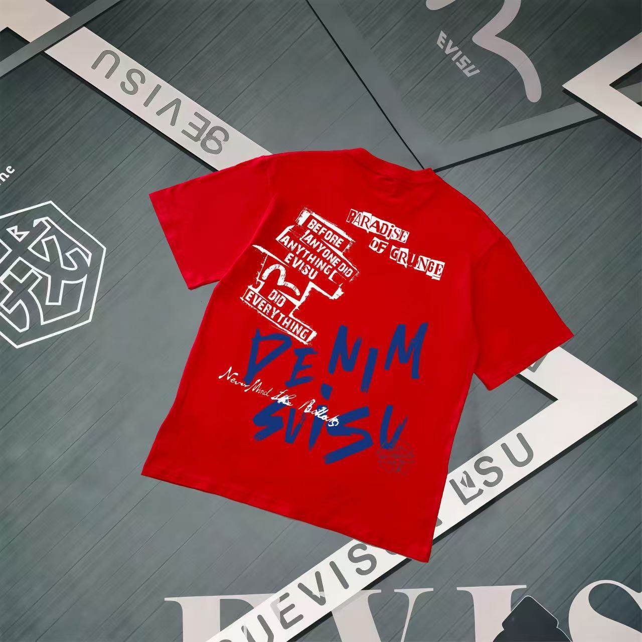 福神短袖男士 潮2026新款海鸥字母涂鸦印花纯棉时尚百搭休闲T恤女,淘宝优惠券,粉丝福利购,淘宝优惠卷