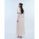 Satin stand collar shawl mesh skirt ຊຸດເຄື່ອງຫອມຂະຫນາດນ້ອຍ
