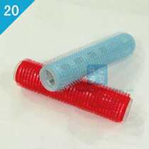 Self-adhesive aluminium sheet lengthened hair volume 20 Short-browsed sea pear flower head curly hair cylinder sleeping roll Q hair curly hair sponge ball bag