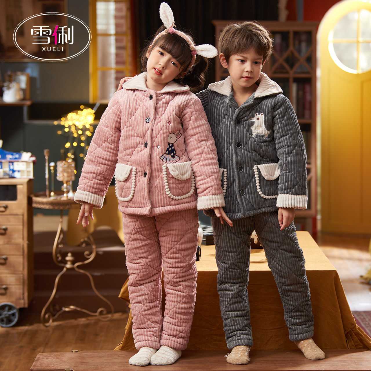 ѩ�� ������޶�ͯ˯�� �Ӻ񶬼�ɺ���� ��ͯŮͯ��ͯ ���޼Ҿӷ���װ 64.64Ԫ(����ȯ)