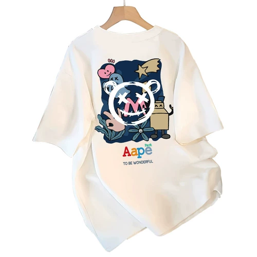 [OLE Flash Sale] 20% скидка скидка 丨 РЕКОМЕНДАЦИЯ ЭКСПЕРТИКА 丨 Модная бренда футболка с половинами