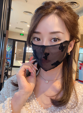 幻彩家网纱春夏季女士薄款口罩
