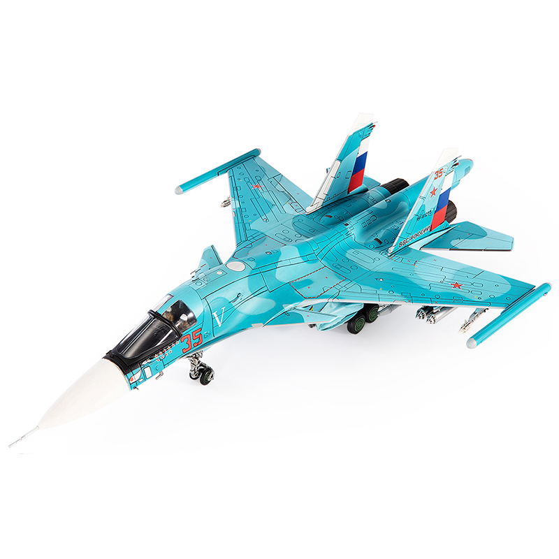 现货JC WINGS 1/72俄罗斯空军苏34合金成品飞机模型战斗机su34-图3