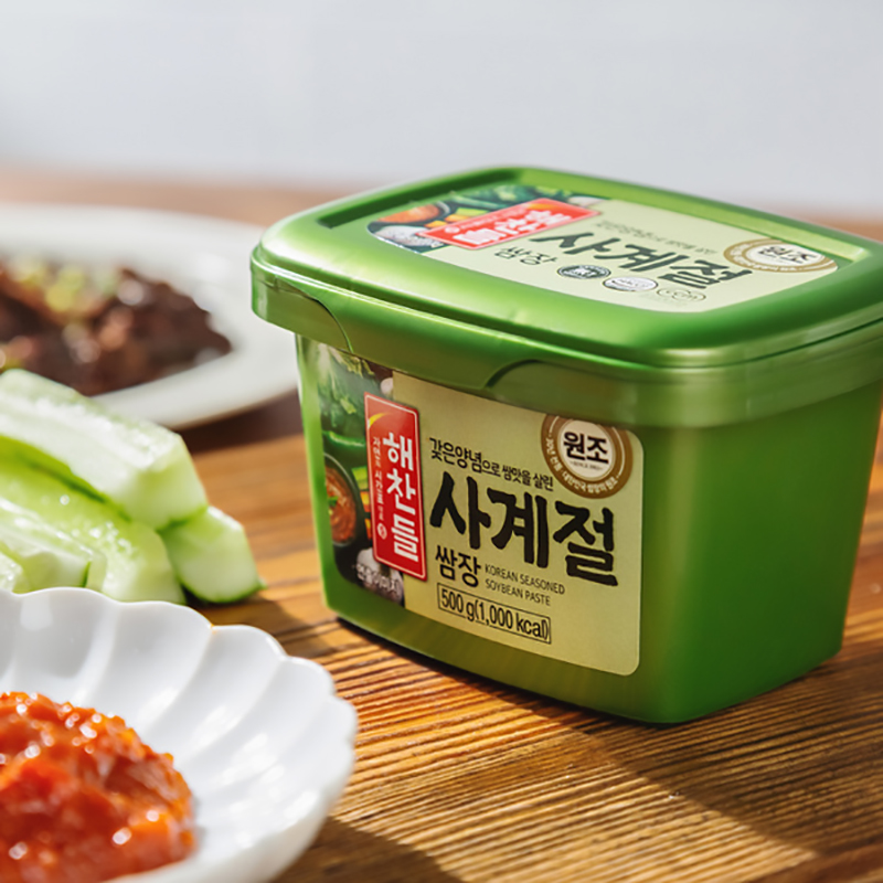 韩国好餐得四季混合蘸酱500g韩国进口包饭酱韩式包五花肉烤肉生菜 - 图1