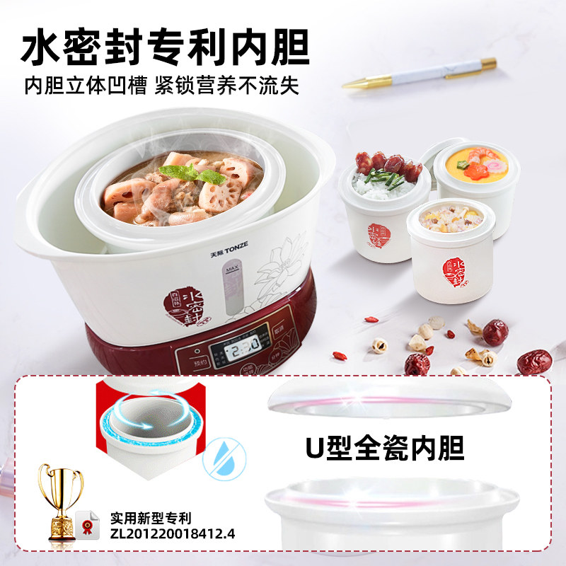 天际电炖炖锅燕窝炖盅隔水炖煲汤锅 天际电炖/煮粥锅/文火炉