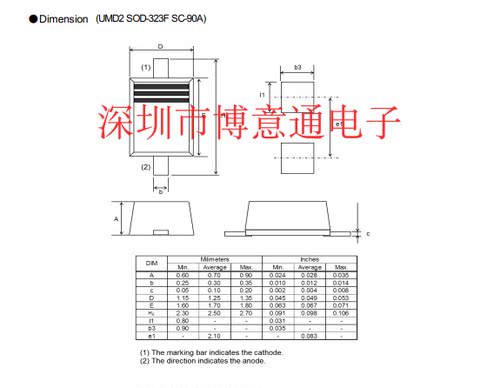 EDZV30B  贴片稳压二极管 UDZV30B  UNR52A1 SOD323 全新 可直拍 - 图0