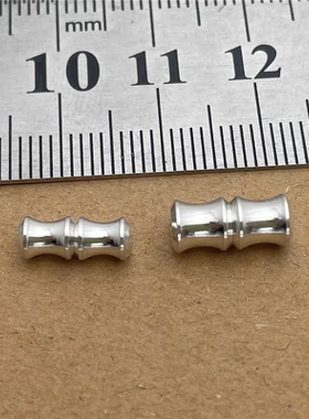 s925纯银螺丝扣螺旋连接扣子 DIY手工串珠珍珠手链项链搭扣材料包