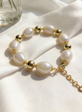 法式复古巴洛克仿珍珠手链优雅