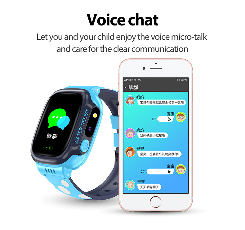 Y92 Kid Smartwatch SIM Card Video Call GPS WIFI LBS Location - 图2