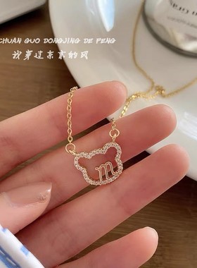 「全店买二赠一」小熊女配饰项链