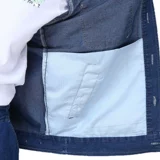 Летний джинсовый комбинезон, тонкий лонгслив