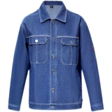 Тонкий джинсовый летний износостойкий комбинезон, свободный крой