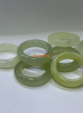 情侣款白冰戒指厂家直销