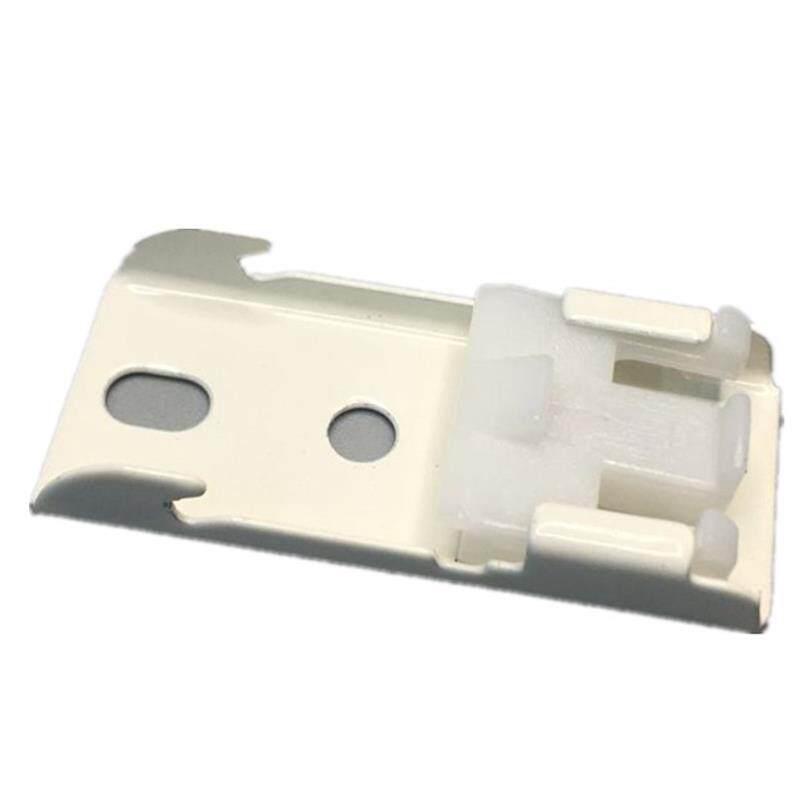 窗帘轨道单轨窗帘杆卡子直轨老式顶装侧装码卡扣墙配件支架固定 - 图3