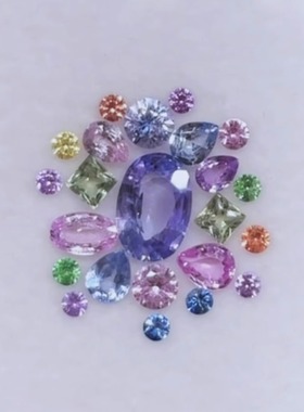 天然宝石多用款首饰莫奈花园潘潘