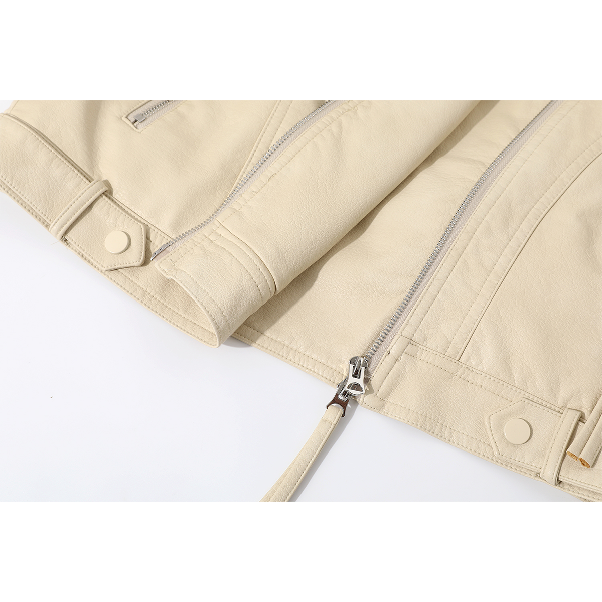 大码胖mm韩版设计感立领机车皮衣外套女秋季新款气质百搭夹克上衣,淘宝优惠券,粉丝福利购,淘宝优惠卷