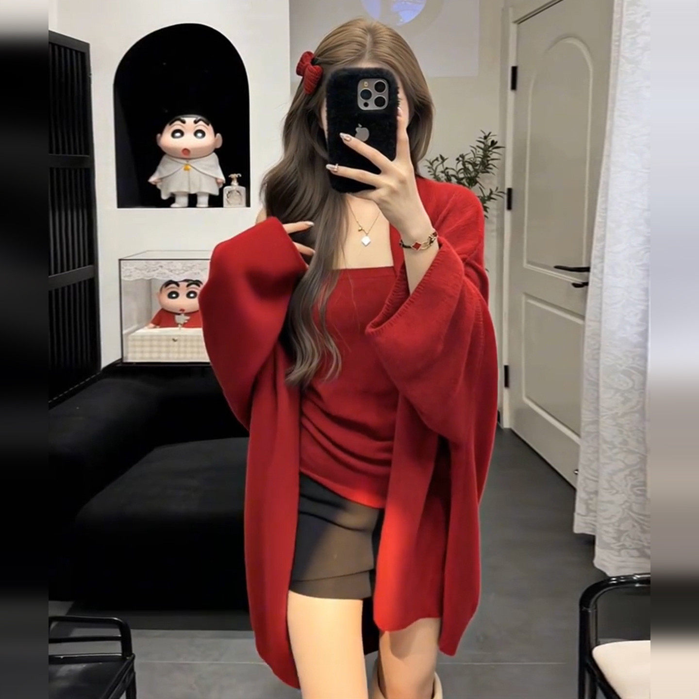 大码胖mm韩系休闲针织开衫上衣套装女春季修身显瘦抹胸背心两件套,淘宝优惠券,粉丝福利购,淘宝优惠卷