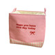 Storage basket for household foldable large-capacity clothing storage