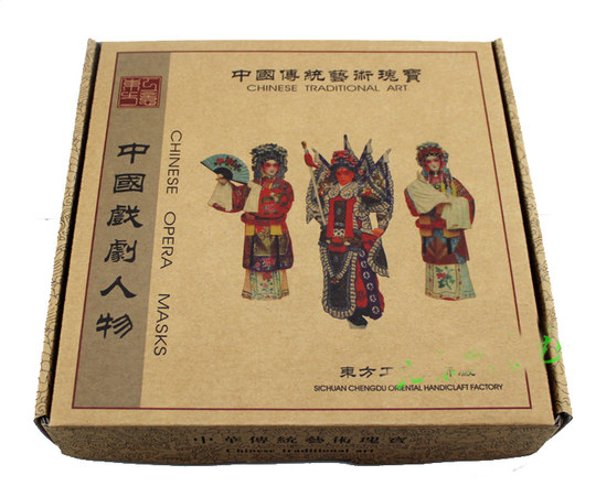Tianjin clay figures, Peking opera facial makeup, pendants, Peking opera characters, Chinese characteristics gifts, foreign affairs gifts for foreigners