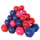 Yoga impregnated plastic dumbbells for women's fitness home 2kg 3kg beginner men's arm muscle fitness equipment small dumbbells