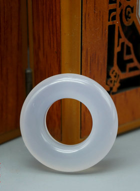 diy玛瑙天然提环圆圈配件玉髓