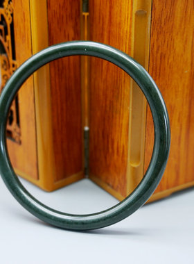 手镯细圆条女款天然和田玉