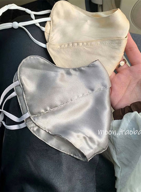 夏天冰凉口罩女高颜值桑蚕丝防晒面罩2025新升级脸罩防紫外线面罩