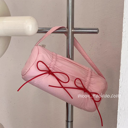 粉色蝴蝶结大疆pocket3收纳包便携保护云台相机可爱手提包收纳袋